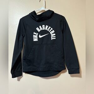 Boys Nike Black Basketball Hoodie size Large